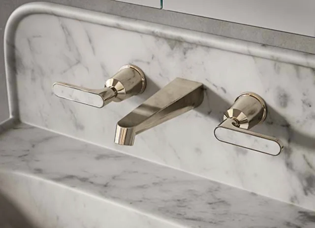 Choose Marble or Metal Inlays for Bath Fittings