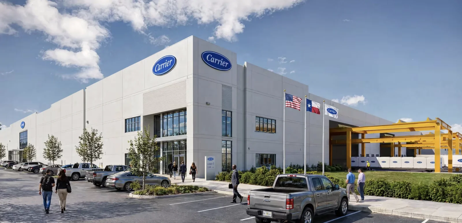 Carrier, commercial HVAC, made in the USA, Carrier manufacturing, Fort Worth,